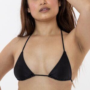 NWT black triangle string bikini top swimsuit from Los Angeles Apparel